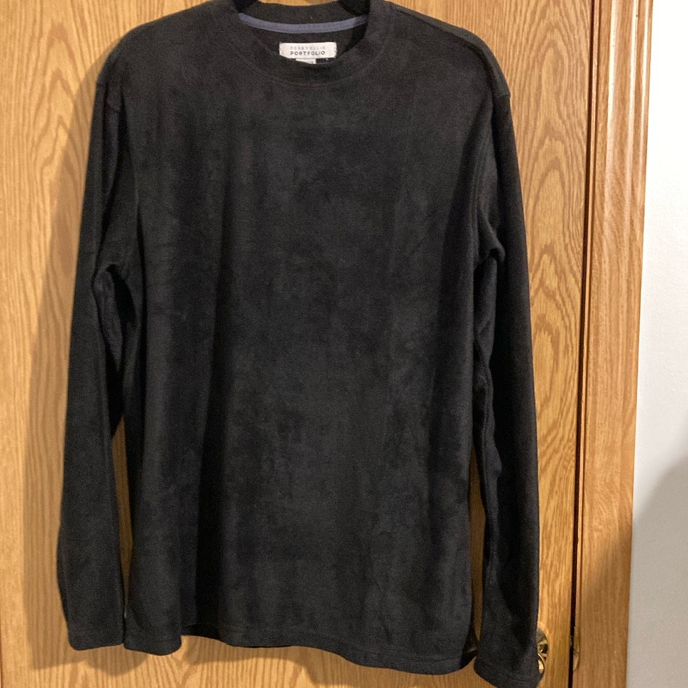 Perry Ellis Portfolio Black Sleep shirt